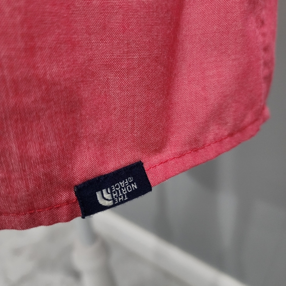 The North Face Woven Breeze Back Tank Tops Rose Red Womens Sz M - Picture 5 of 5